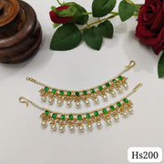 Pachi Kundan Earchain