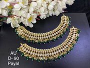 Kundan Anklets