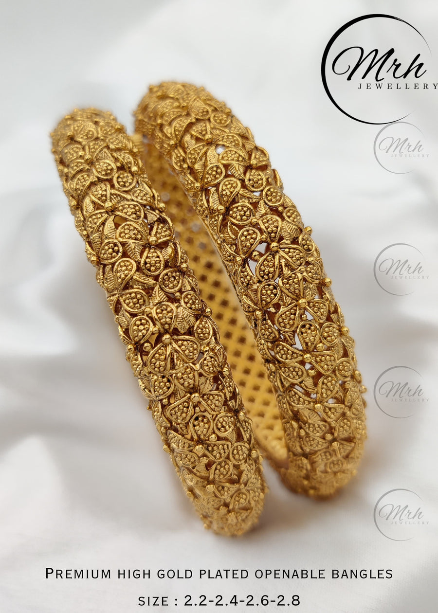 Gold Platted Openable Bangles