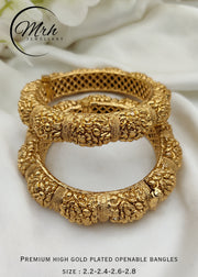 Gold Platted Openable Bangles