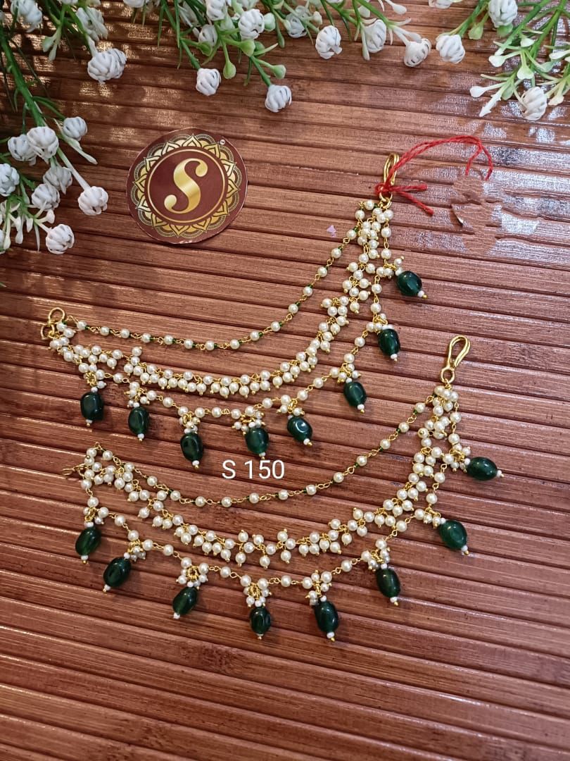 Pachi Kundan Earchain