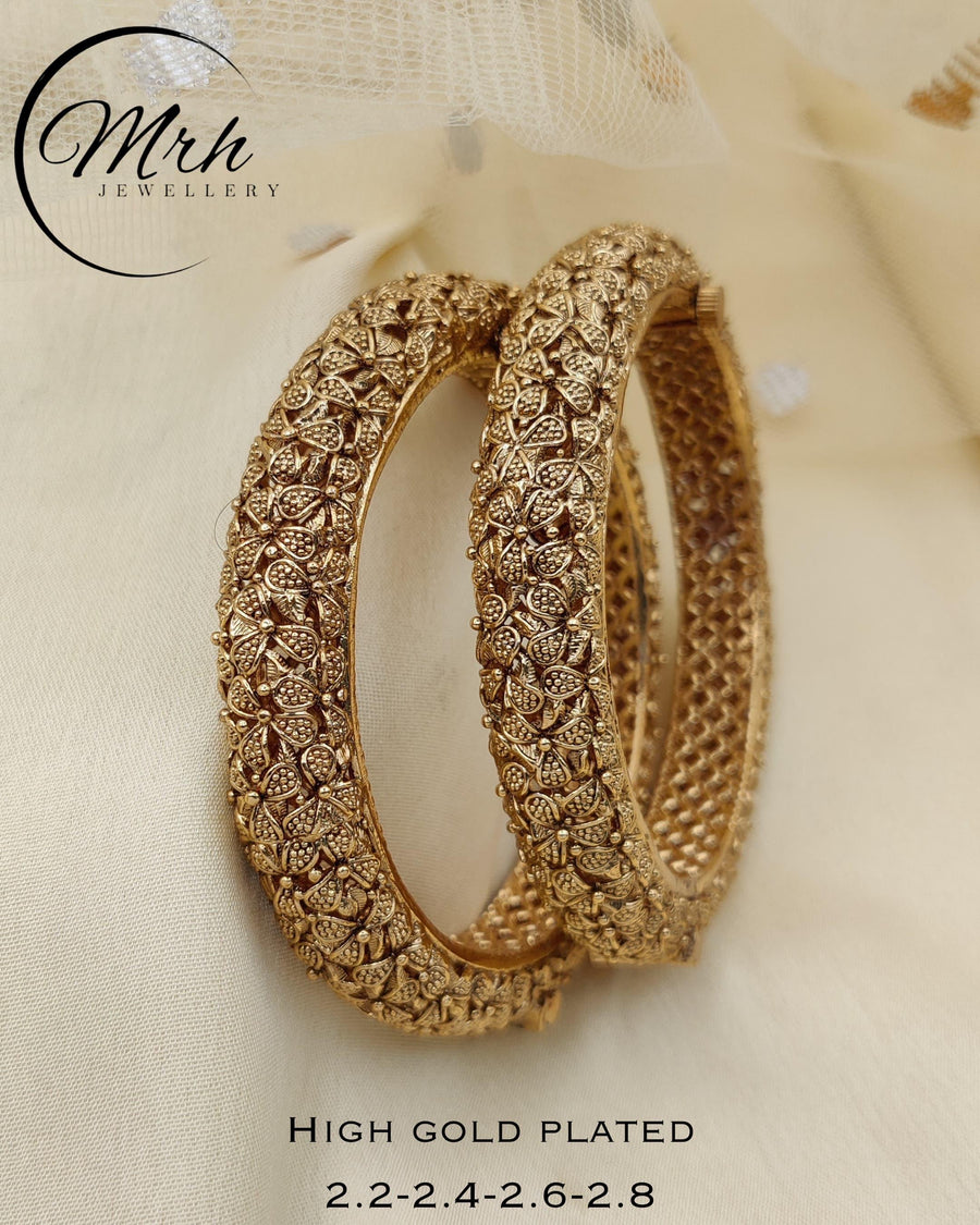 Gold Platted Openable Bangles