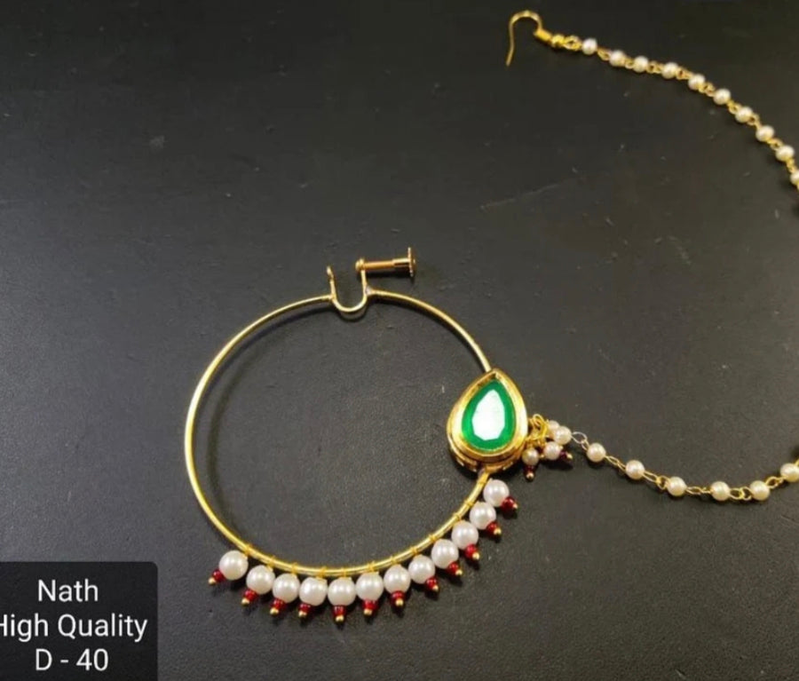 Kundan Bridal  Nath