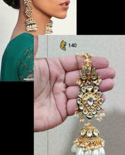 Kundan Jhumkas