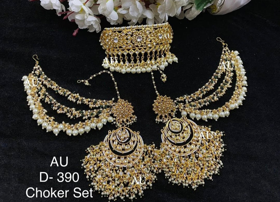 Kundan choker Set