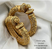 Gold Platted Openable Bangles