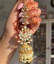 Kundan Jhumkas
