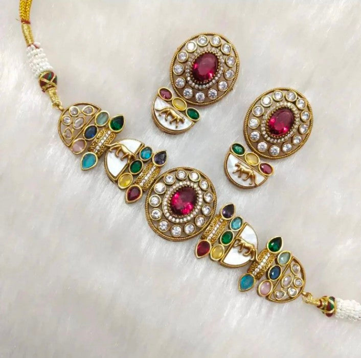 SABHYASACHI Inspired Fusion Choker Set