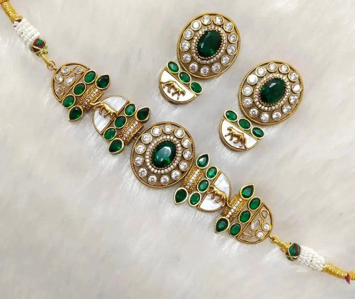 SABHYASACHI Inspired Fusion Choker Set