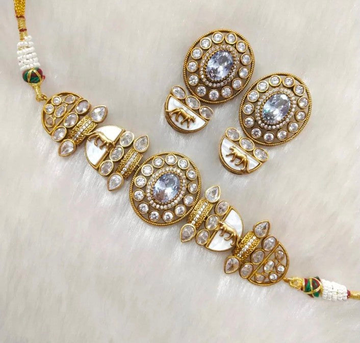 SABHYASACHI Inspired Fusion Choker Set